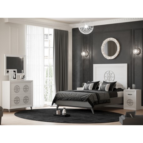 Muebles de dormitorio con tirador de diseño modelo Adriano