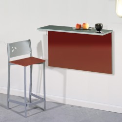 Mesa de cocina plegable de pared con 2 posiciones DKG